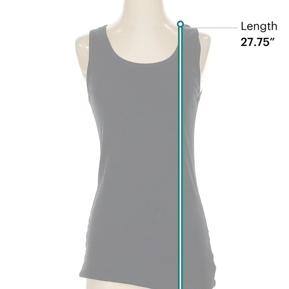 Splendid Black Fitted Tank Top with Wide Straps - Picture 6 of 6